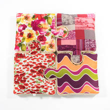 Four-piece seating/lying area in puzzle design