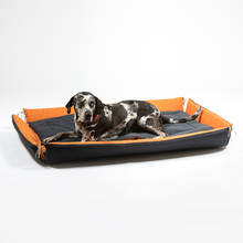 Two-part dog bed for large dogs 120x70x15 cm
