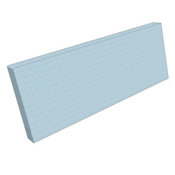 Lounge R�cklehne 120x40x8 cm