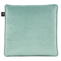 Heated chair seat cushion Velvet Aquamarine 40x40 cm