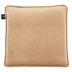 Heated chair seat cushion Velvet Cappuccino 40x40 cm