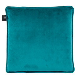 Heated chair seat cushion Velvet Petrolgrün 40x40 cm