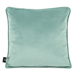 Heated decorative cushion Velvet Aquamarine 45x45 cm
