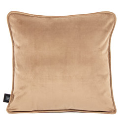 Heated decorative cushion Velvet Cappuccino 45x45 cm