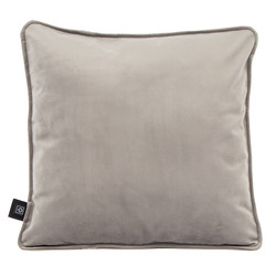 Heated decorative cushion Velvet Silver 45x45 cm