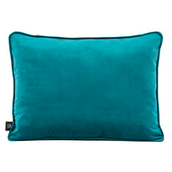 Heated decorative cushion Velvet Petrolgrün 45x60 cm