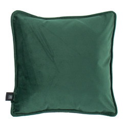 Heated decorative cushion Velvet Waldgrün 45x45 cm