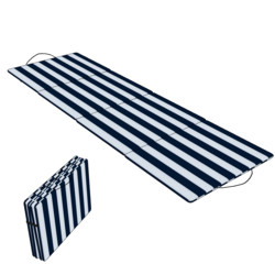Foldable beach cushion 195 x 50 x 1 cm