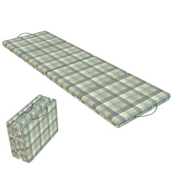 Foldable beach cushion 195 x 60 x 5 cm