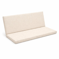 Garden bench cushion with backrest 121 x 36 x 5 cm and 121 x 46 x 5 cm