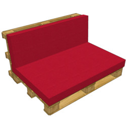 Pallet cushion set 2 pieces