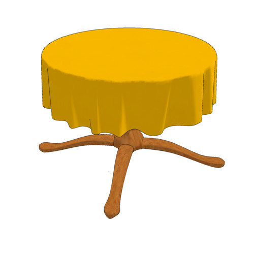 Round tablecloth