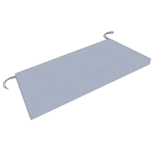 Cover for bench cushion trapezium (without filling)