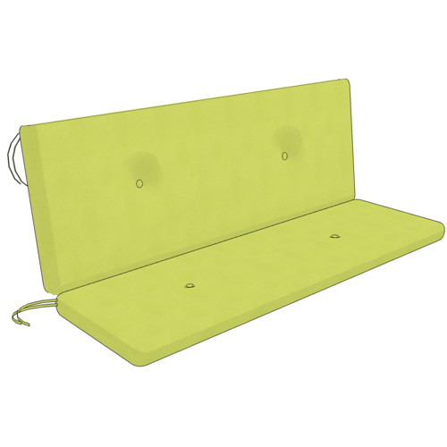 Bench cushion with backrest