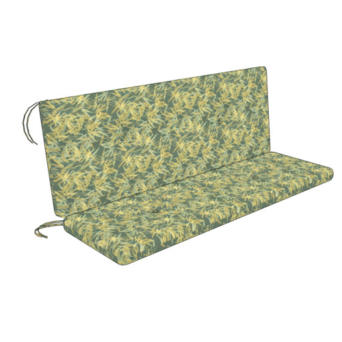 Cover for bench cushion with backrest (without filling)