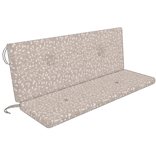 Bench cushion with backrest