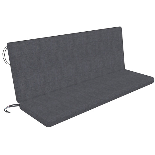 Heated bench cushion with backrest (seat heated)