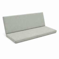 Cover for bench cushion with backrest (without filling)