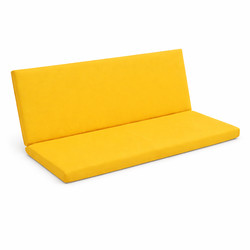 Cover for bench cushion with backrest (without filling)
