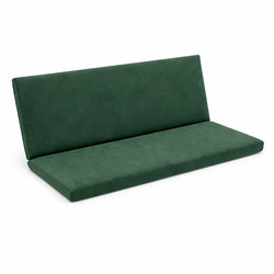 Cover for bench cushion with backrest (without filling)