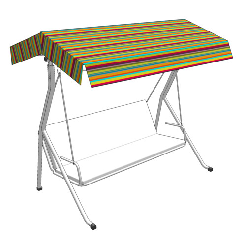 Garden swing canopy replacement