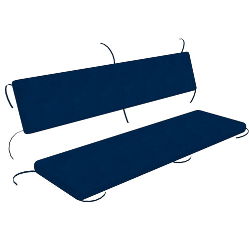 Cover for garden bench cushion with separate backrest (without filling)