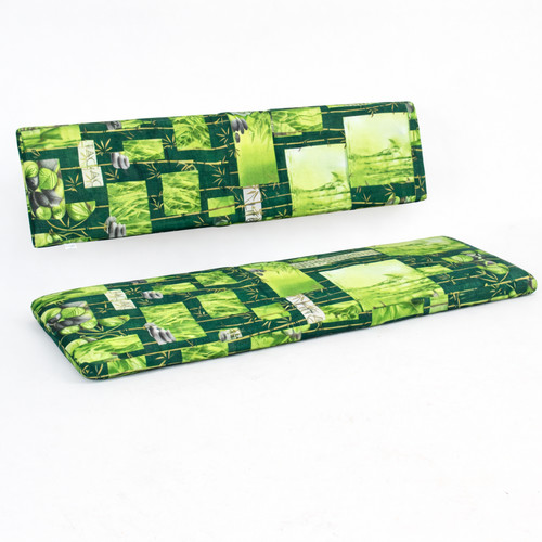 Cover for garden bench cushion with separate backrest (without filling)