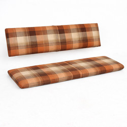 Cover for garden bench cushion with separate backrest (without filling)