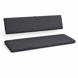 Cover for garden bench cushion with separate backrest (without filling)