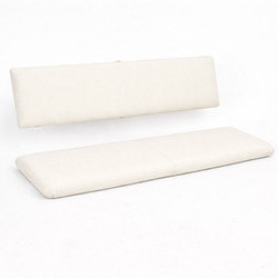 Cover for garden bench cushion with separate backrest (without filling)
