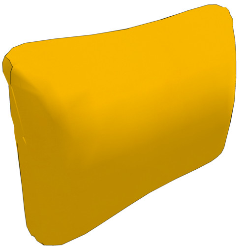 Heated back cushion flop