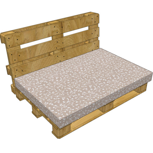 Pallet seat cushion