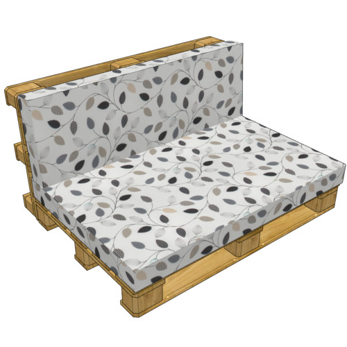 Cover for pallet cushion set (without filling)