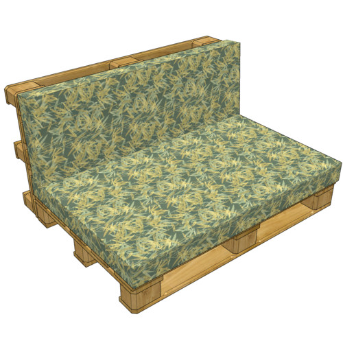 Cover for pallet cushion set (without filling)