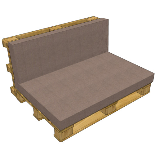 Cover for pallet cushion set (without filling)