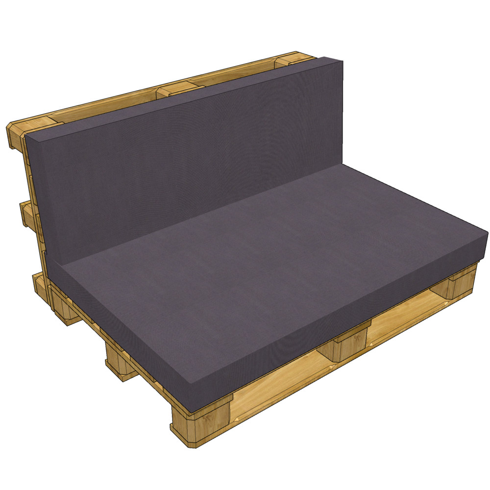 Cover for pallet cushion set (without filling)