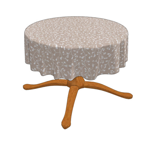 Round tablecloth